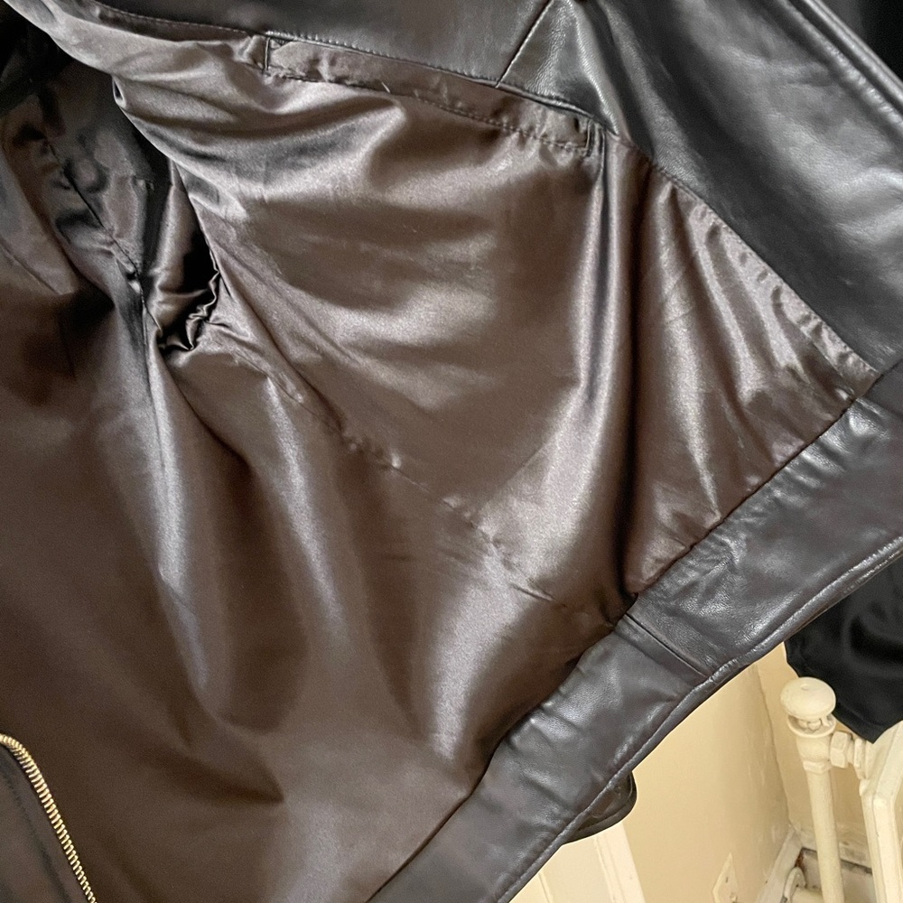 Stand Studio Iconic Leather Jacket Coat Black Siz… - image 6